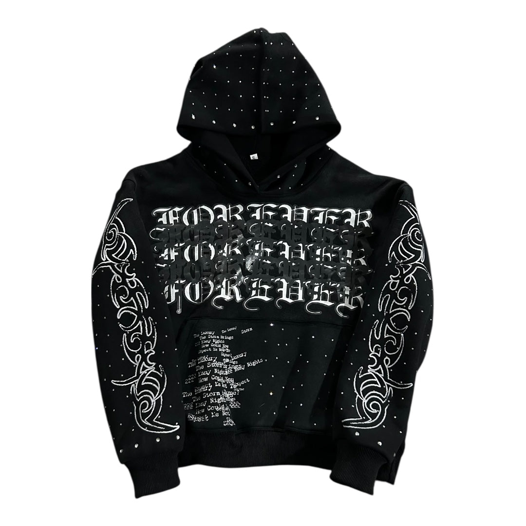 ONYX STARDUST HOODIE
