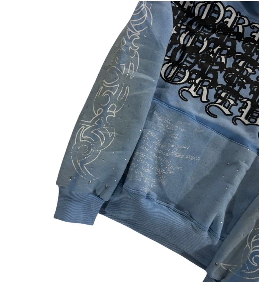 BBYBLUE STARDUST HOODIE