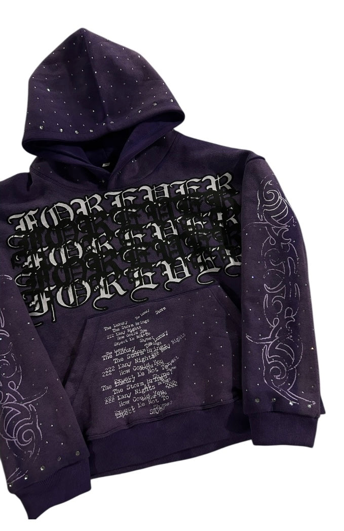 BBYPURPLE STARDUST HOODIE