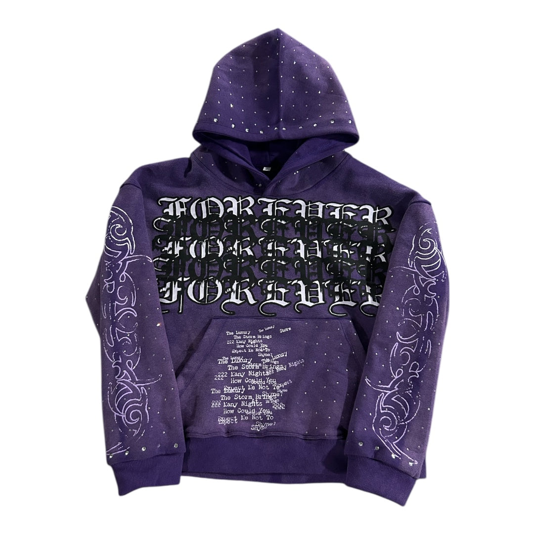 BBYPURPLE STARDUST HOODIE