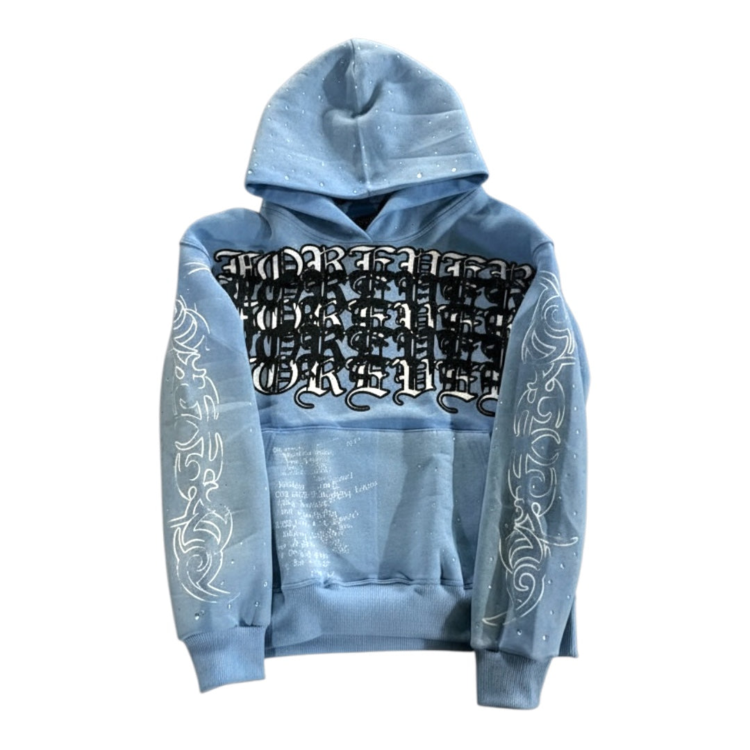 BBYBLUE STARDUST HOODIE