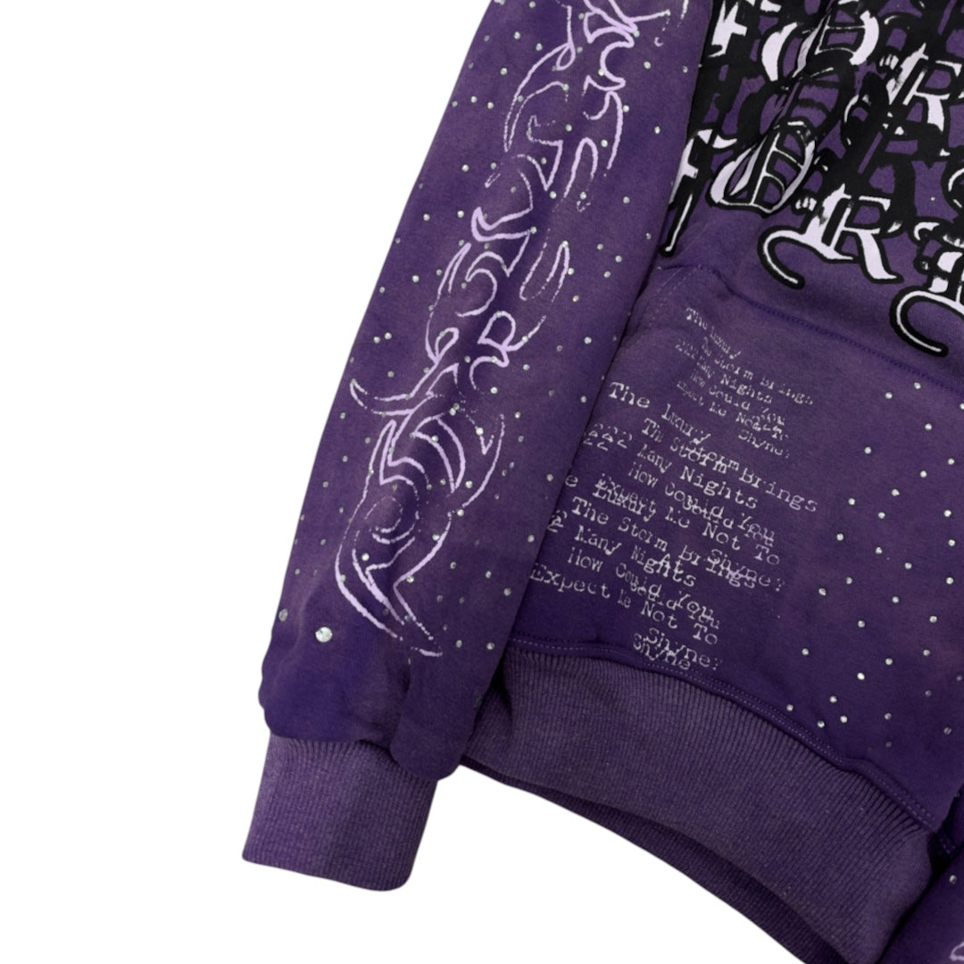 BBYPURPLE STARDUST HOODIE