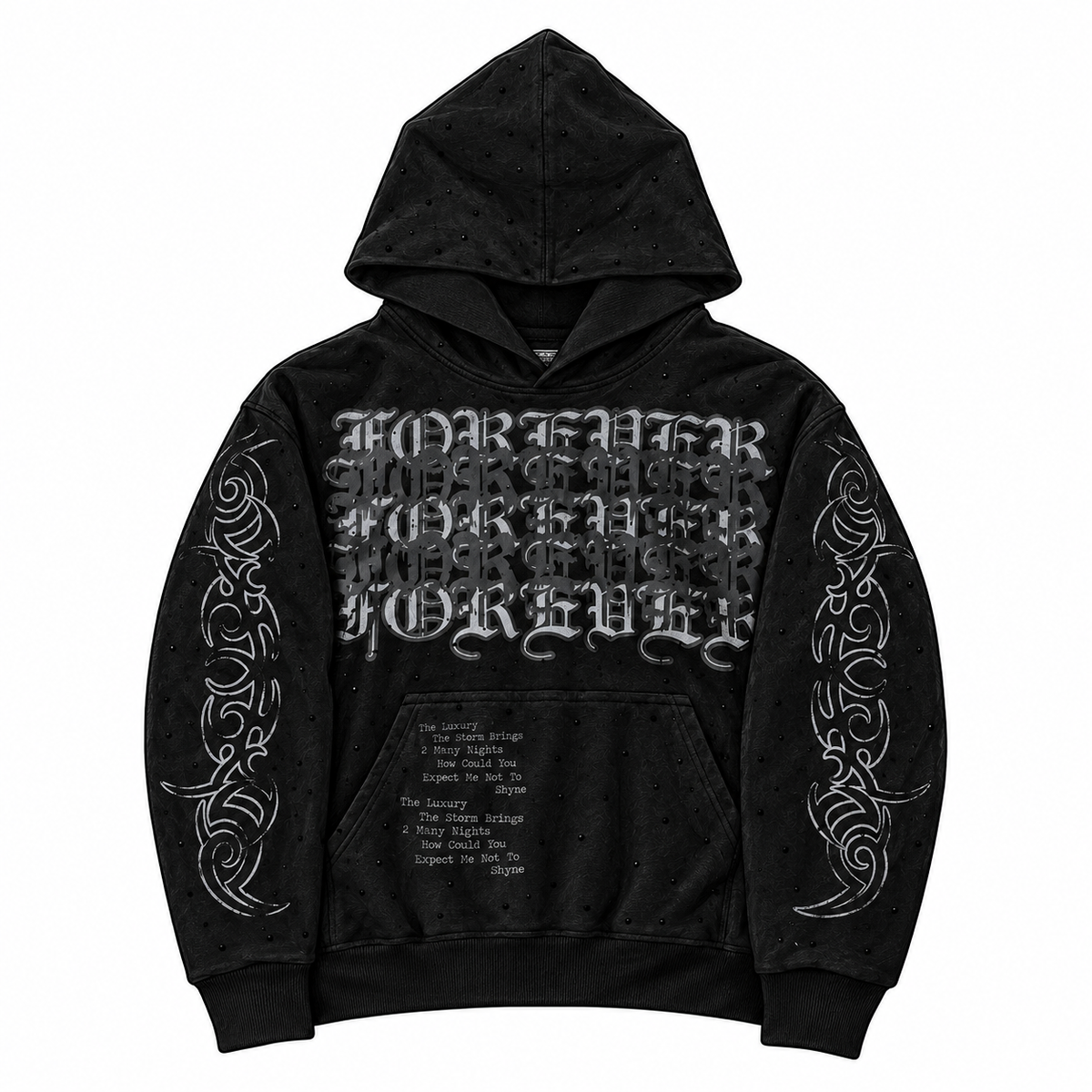 Dark “Stardust” Hoodie sketch mockup