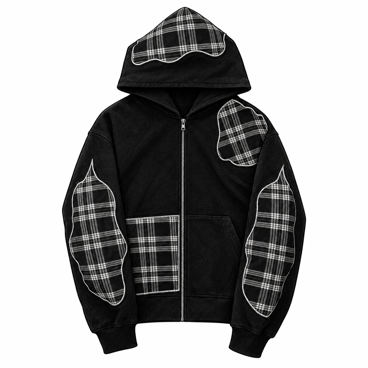 Noir Hoodie sketch mockup
