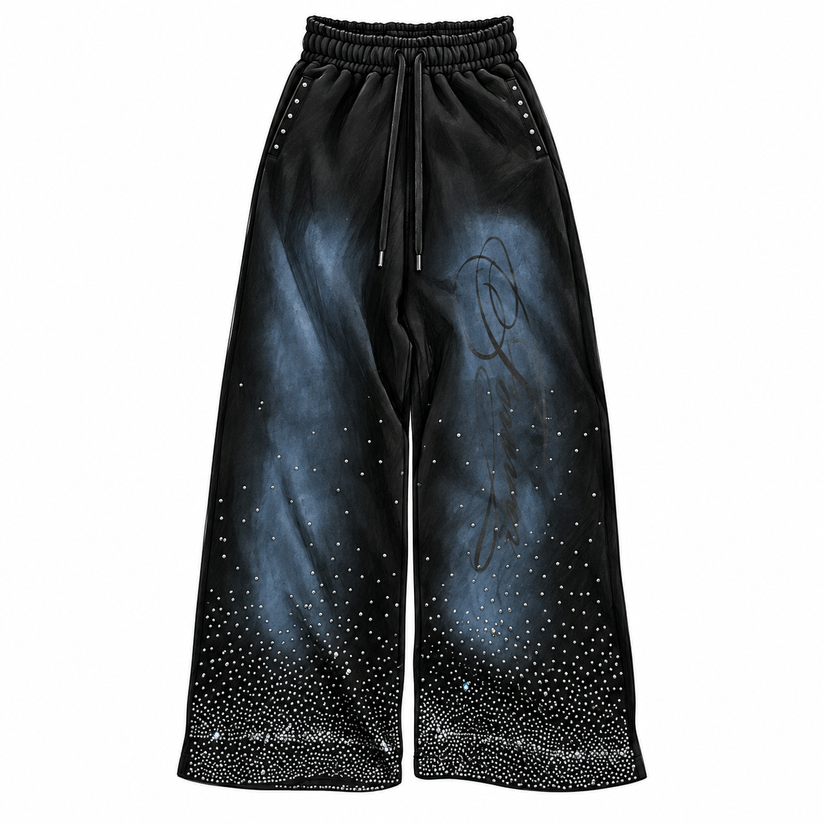 BLUEDREAM SWEATS — front sketch mockup