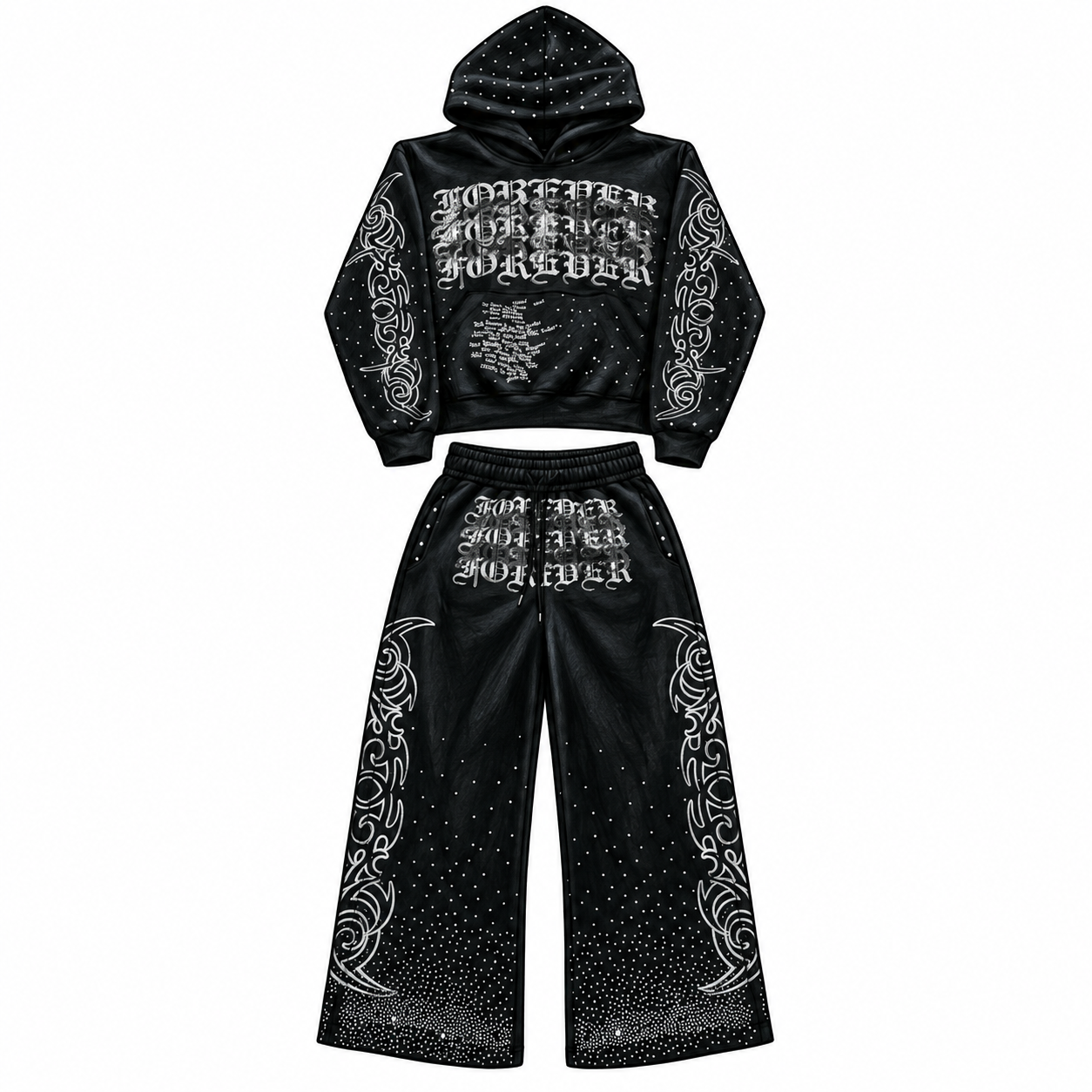 Onyx Stardust Full Fit — front sketch mockup