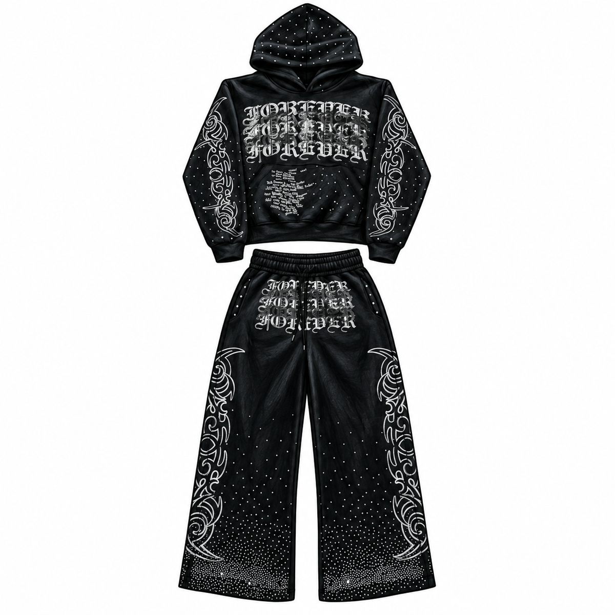 Onyx Stardust Full Fit — front sketch mockup