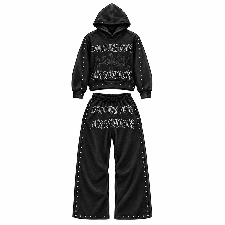 DLMA SWEATSUIT — front sketch mockup