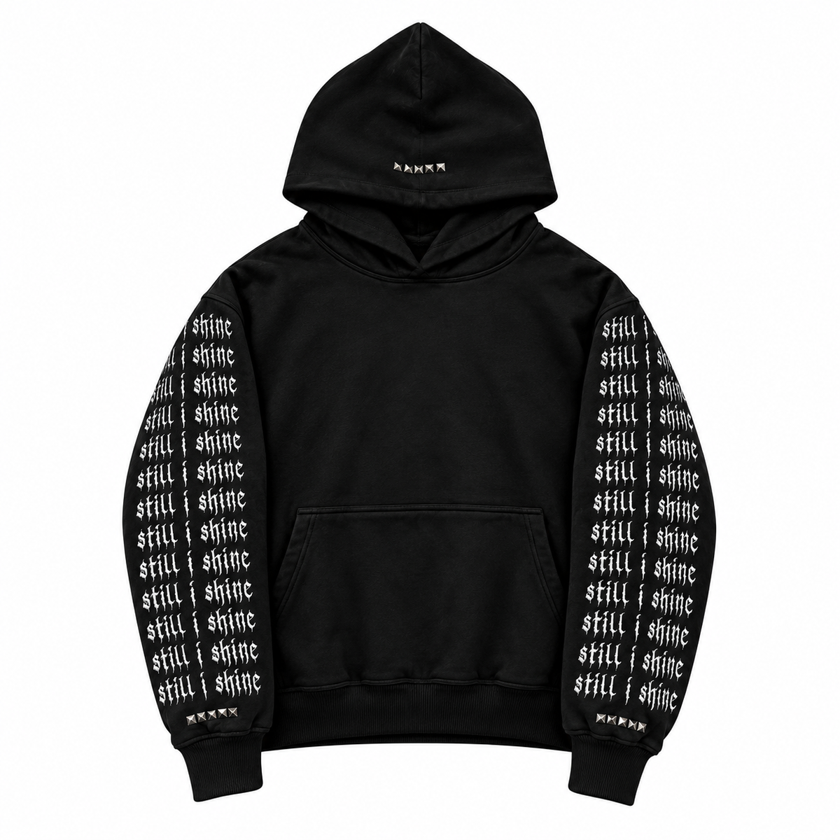 STILL I SHINE HOODIE sketch mockup