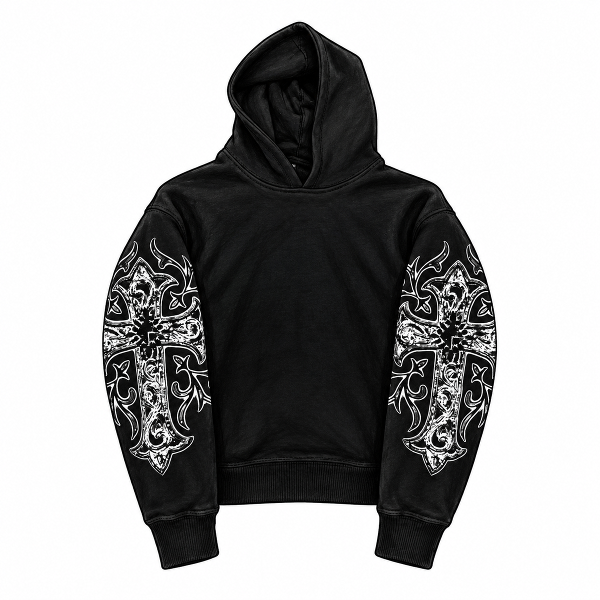 FAITH Hoodie — front sketch mockup