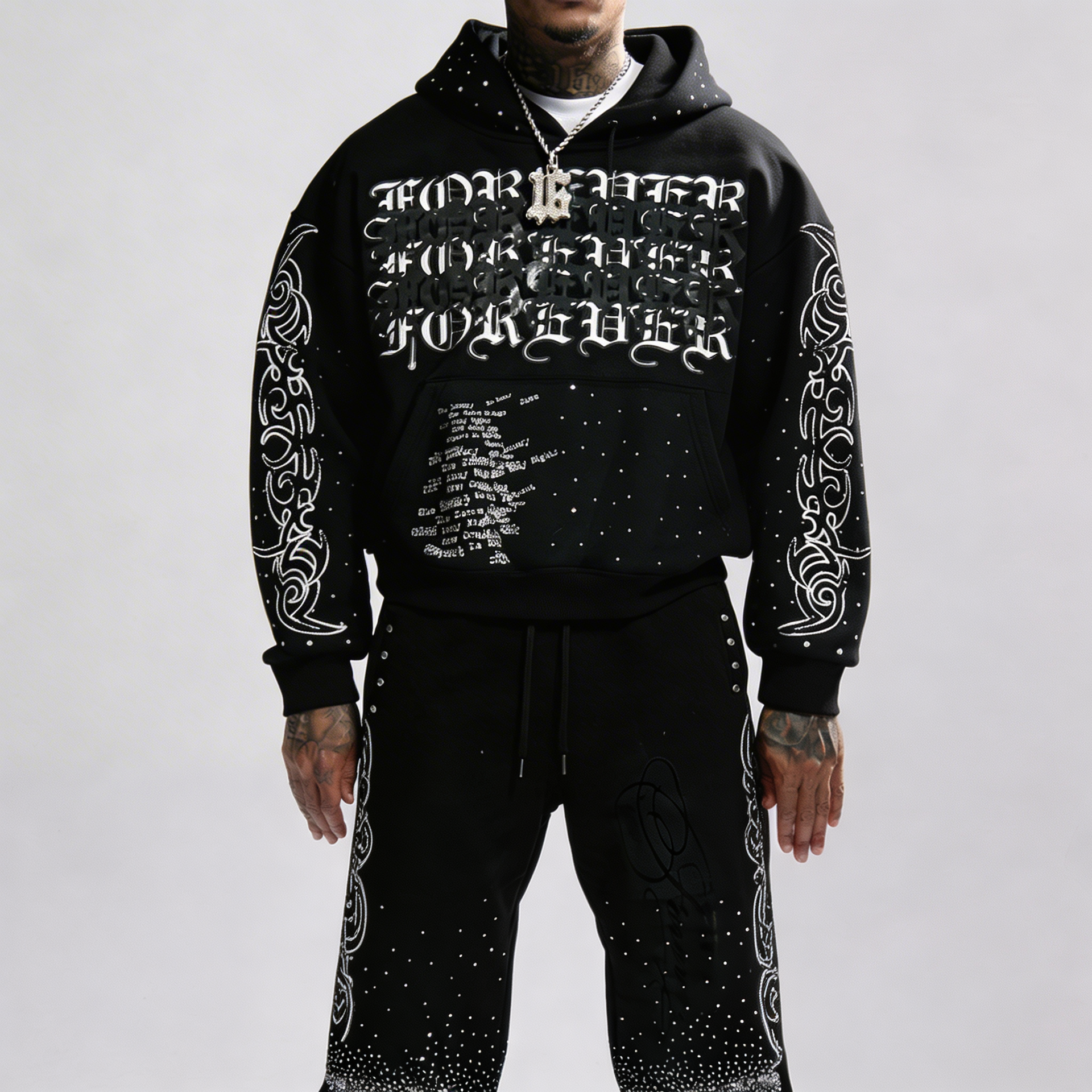 ONYX STARDUST HOODIE